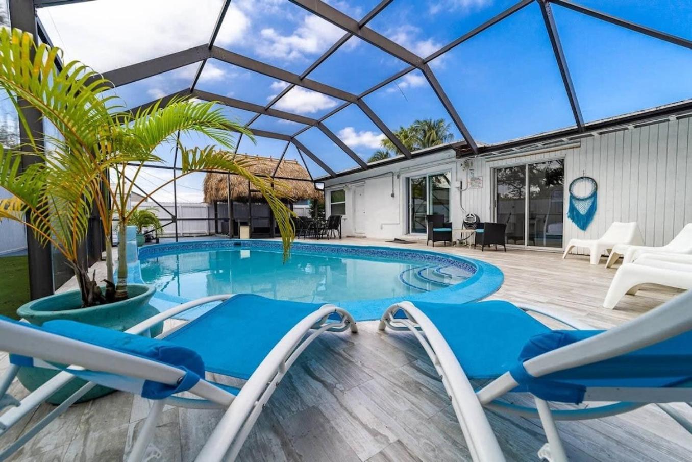 Private Heated Pool Villa In Ftl Near Beach Fort Lauderdale Exteriör bild