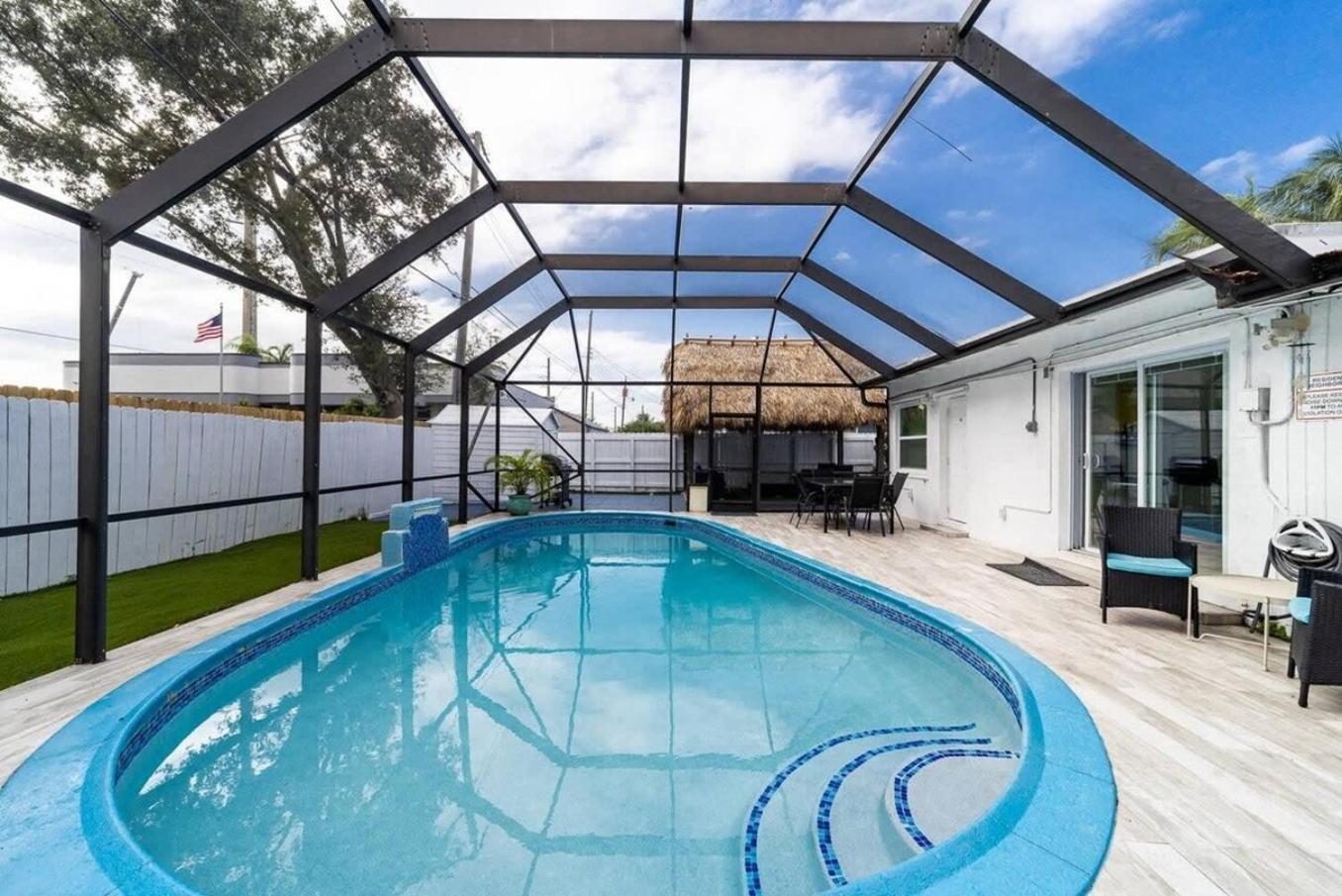 Private Heated Pool Villa In Ftl Near Beach Fort Lauderdale Exteriör bild