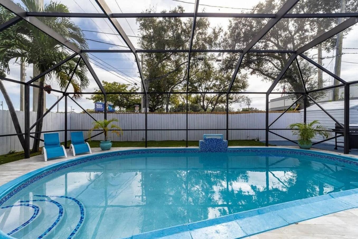Private Heated Pool Villa In Ftl Near Beach Fort Lauderdale Exteriör bild