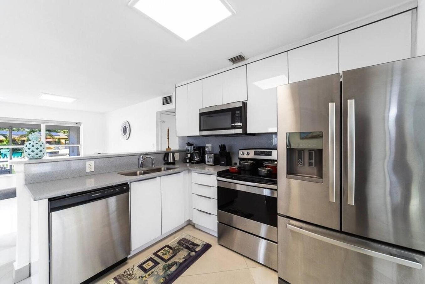 Private Heated Pool Villa In Ftl Near Beach Fort Lauderdale Exteriör bild